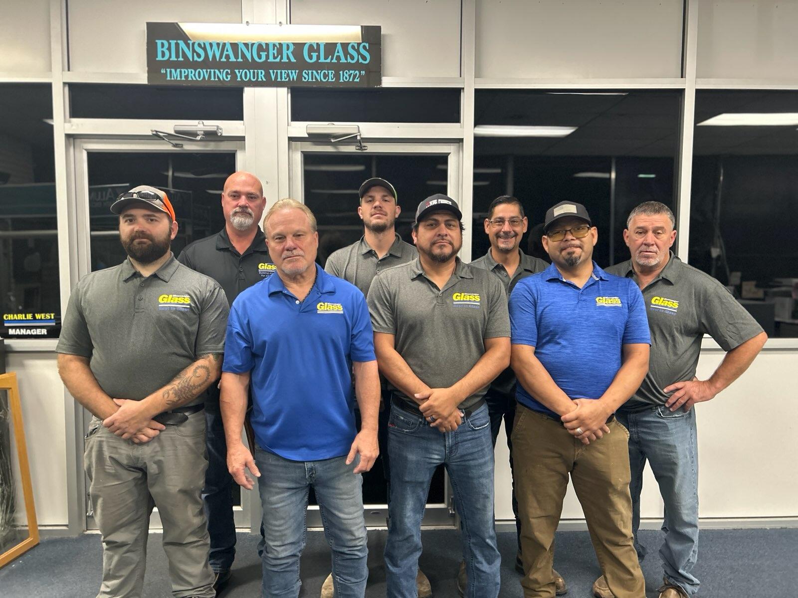 Binswanger Glass Sherman professionals providing custom glass projects for homes and businesses.